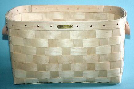 Laundry Basket - Leather Handles