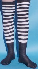 Navy and White